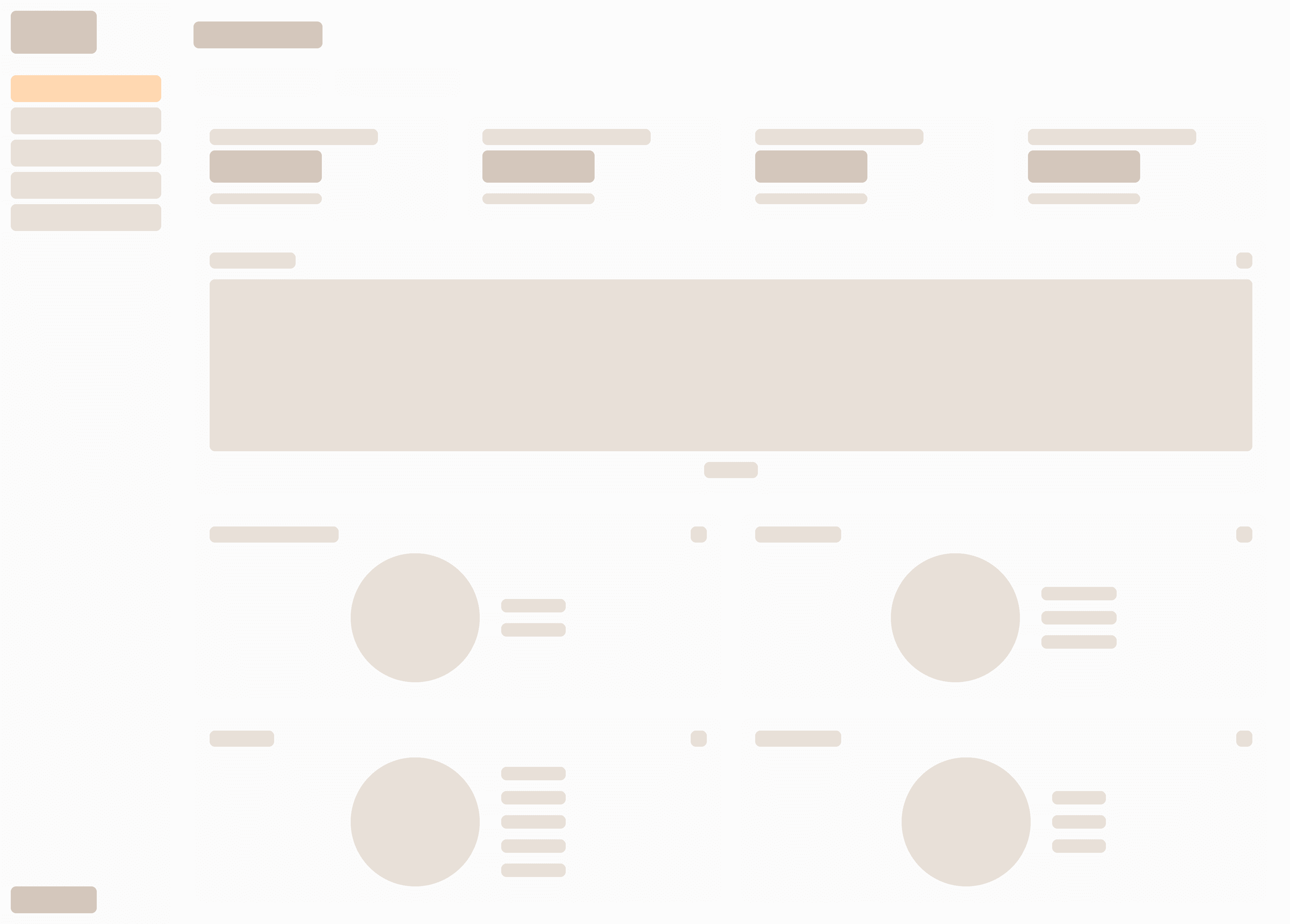 Low-fidelity wireframes